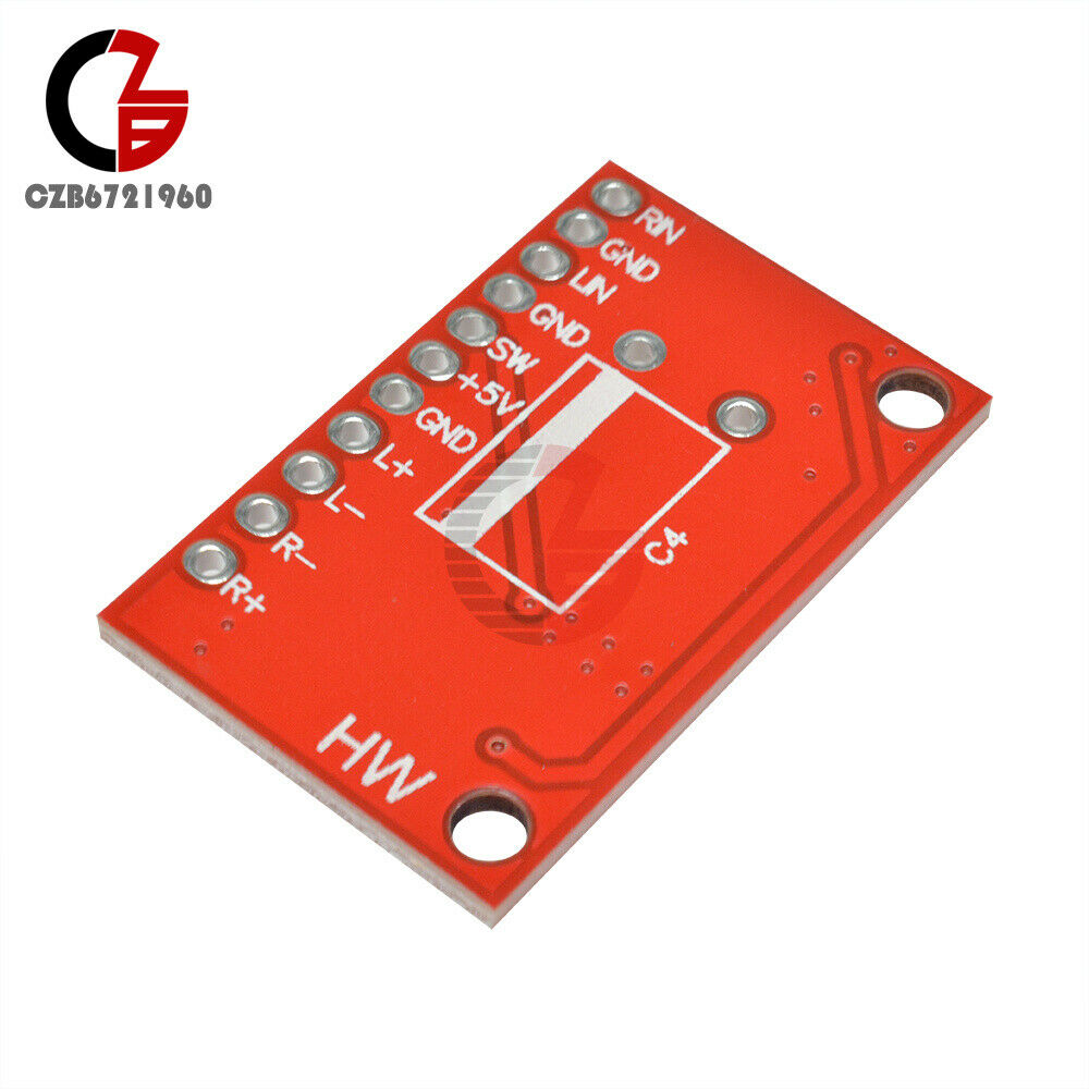 2pcs 3W×2 Mini Digital Audio Amplifier Board USB DC 5V Power Supply