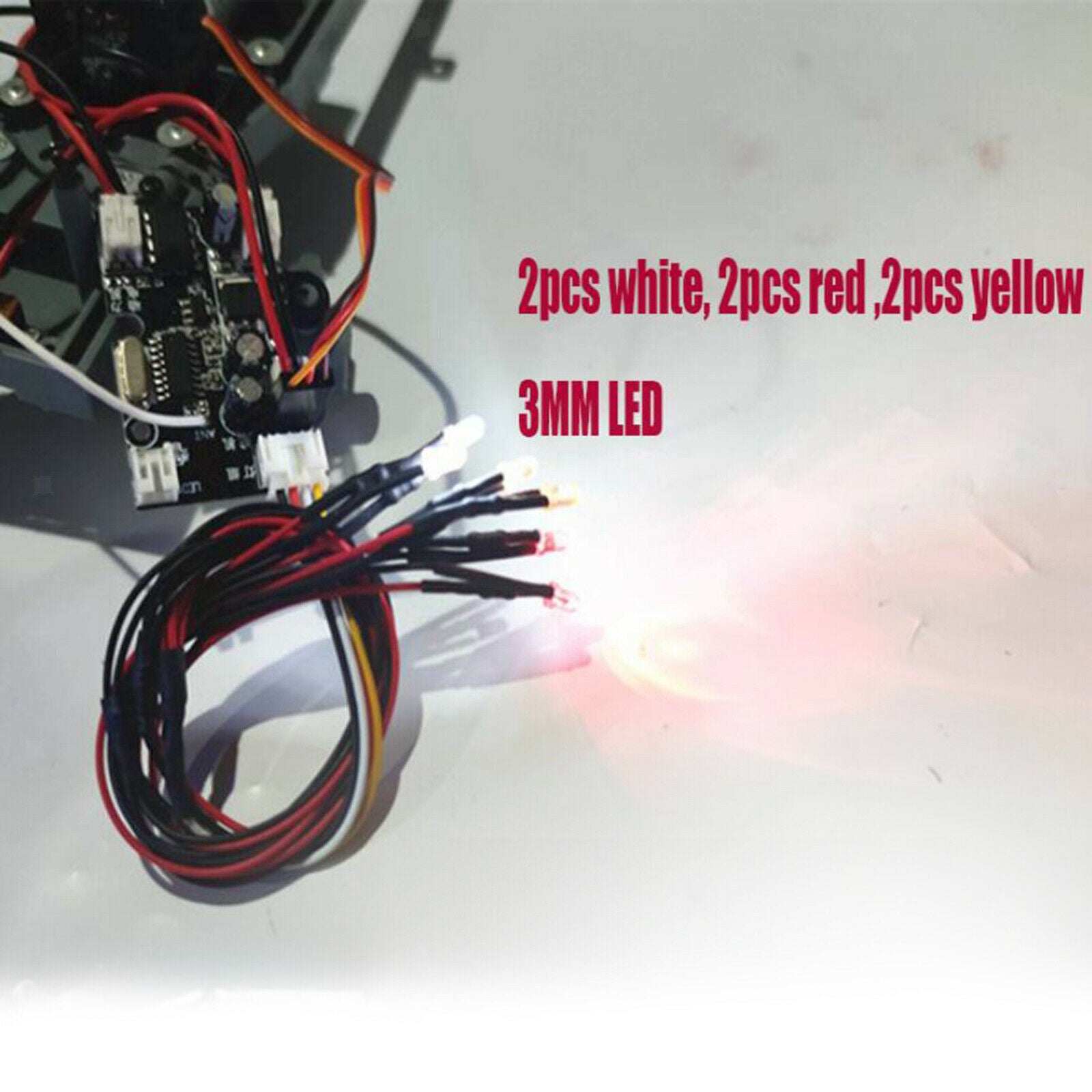 RC Car Rear Side Light Group Lamp for WPL D12 1:10 Scale RC Drift Truck
