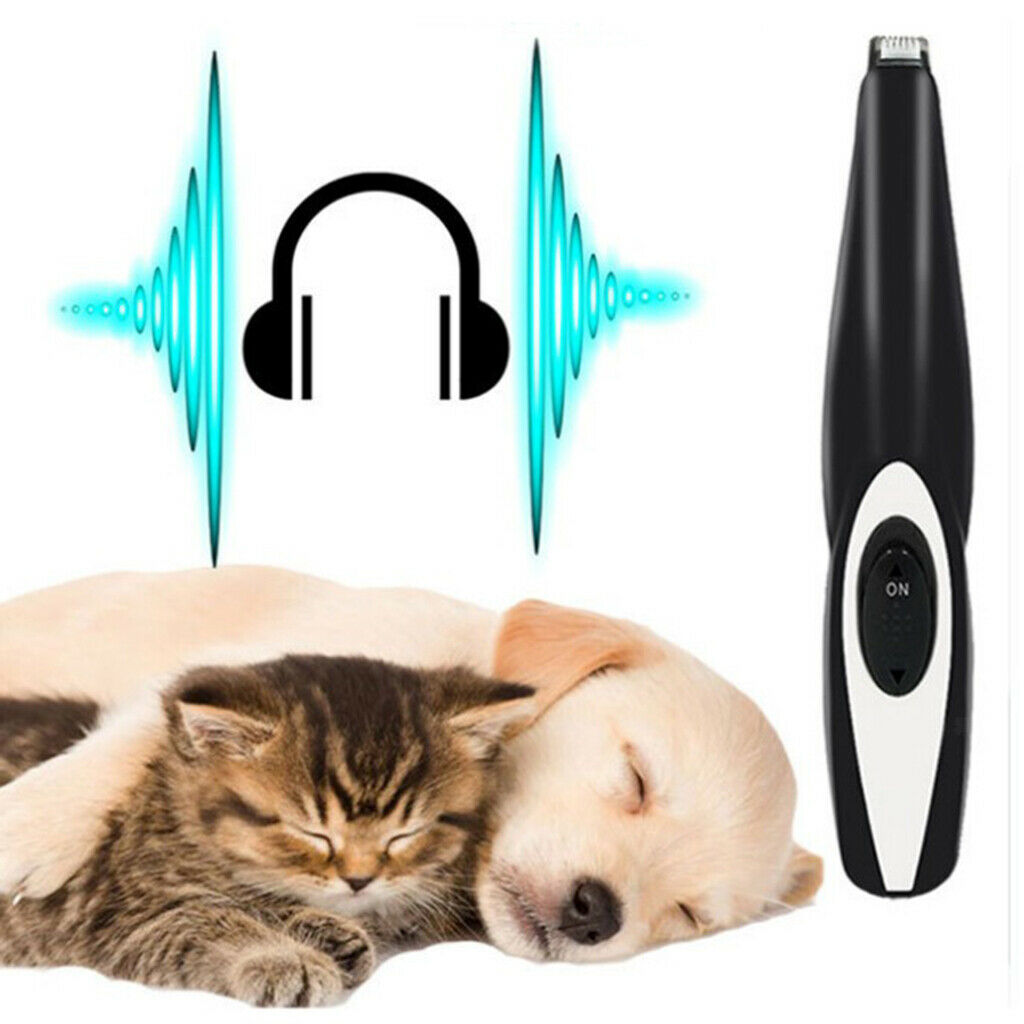 2 Set Dog Cats Foot Hair Trimmer Shaver Clippers Low Noise Easy to Use