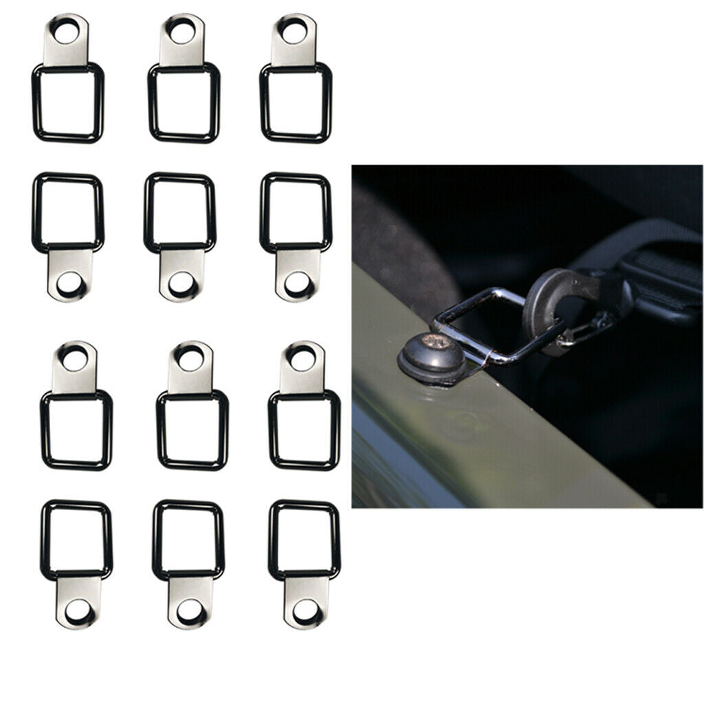 12 Metal Tethers For Boats D Ring-rear-cargo-trailer-trailer