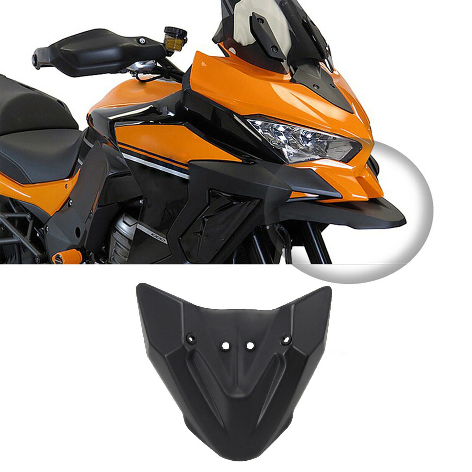 Motorcycle Front Wheel Fender Guard Extension Cowl for Kawasaki   1000
