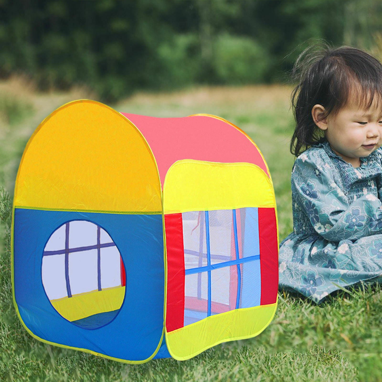 Collapsible Kids Play Tent Toddlers Playhouse Outdoor Indoor Quick Set up