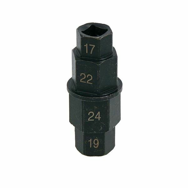 Motorcycle &Bike Spindle Hex Key Wrenches Front Wheel Removal Tool 17/19/22/24mm
