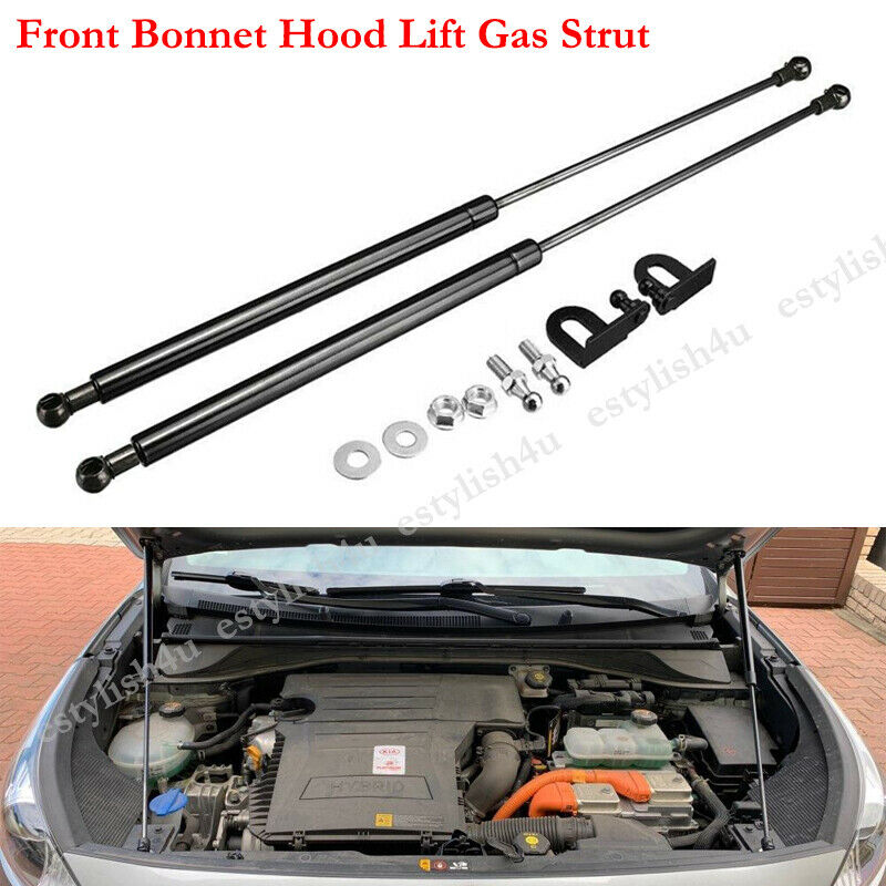 Pair Front Hood Bonnet Modify Gas Struts Lift Support Shock Damper Fits Kia Niro