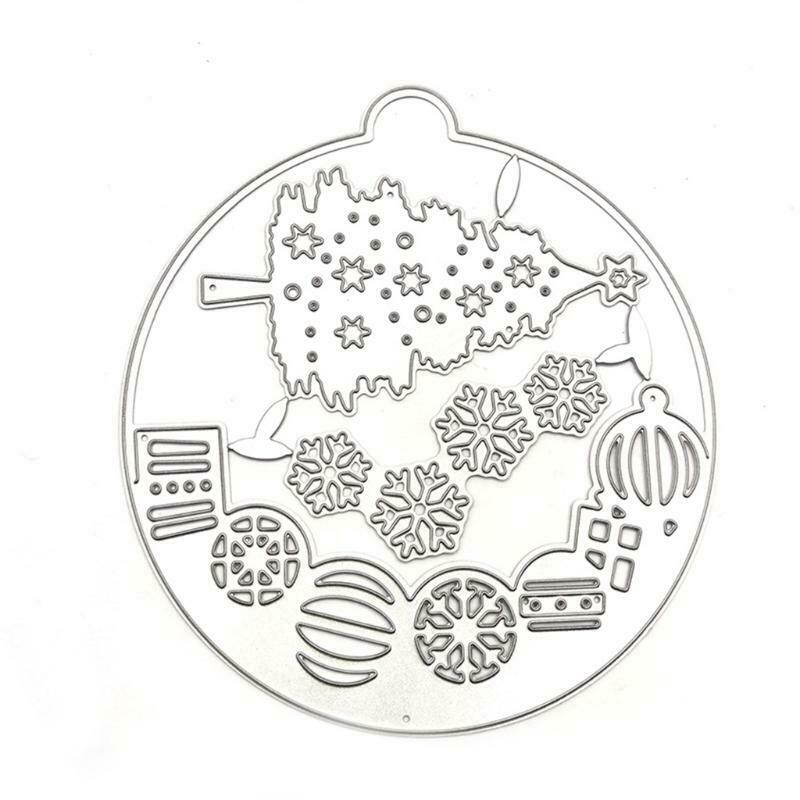 Christmas Tree Snowflakes Metal Cutting Dies Stencil DIY Scrapbooking Album Card