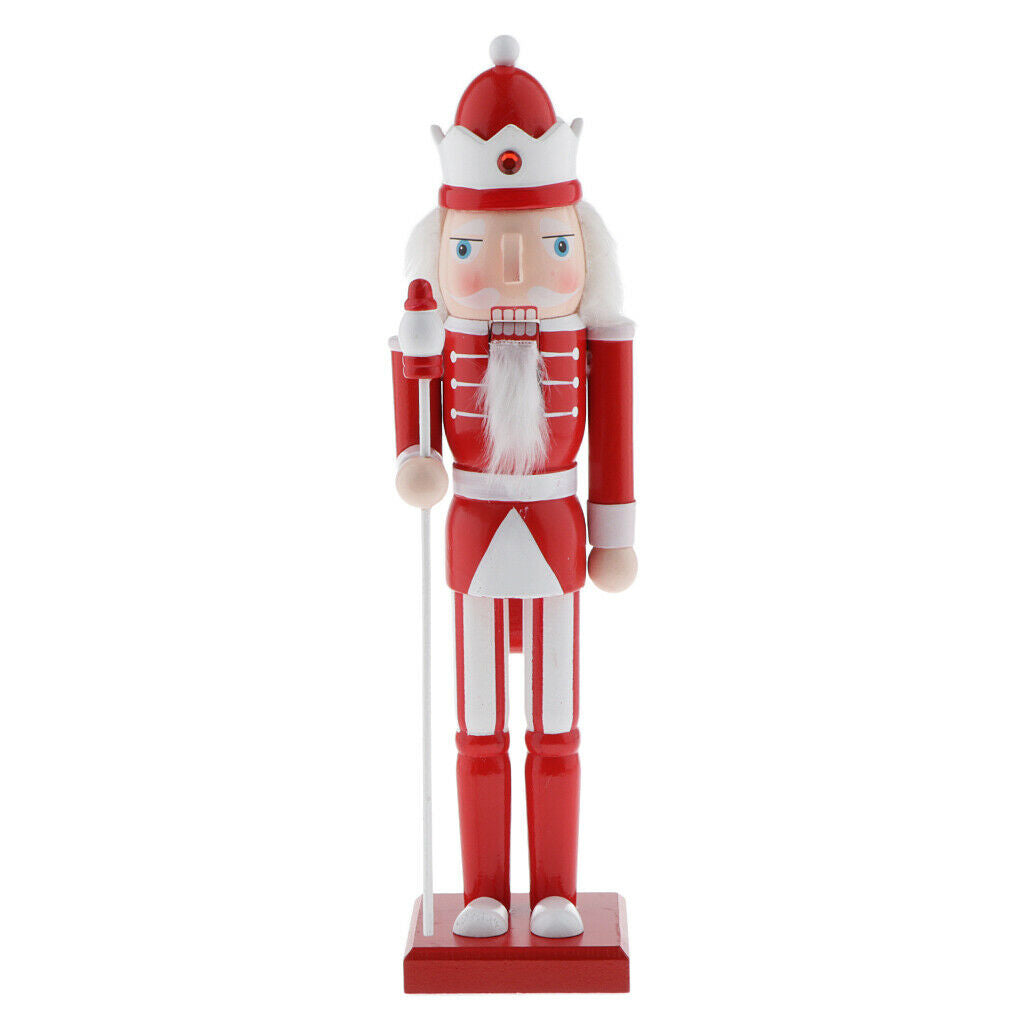 Nutcracker Christmas Ornament Kids Present Puppet 30cm SB58351 King,B