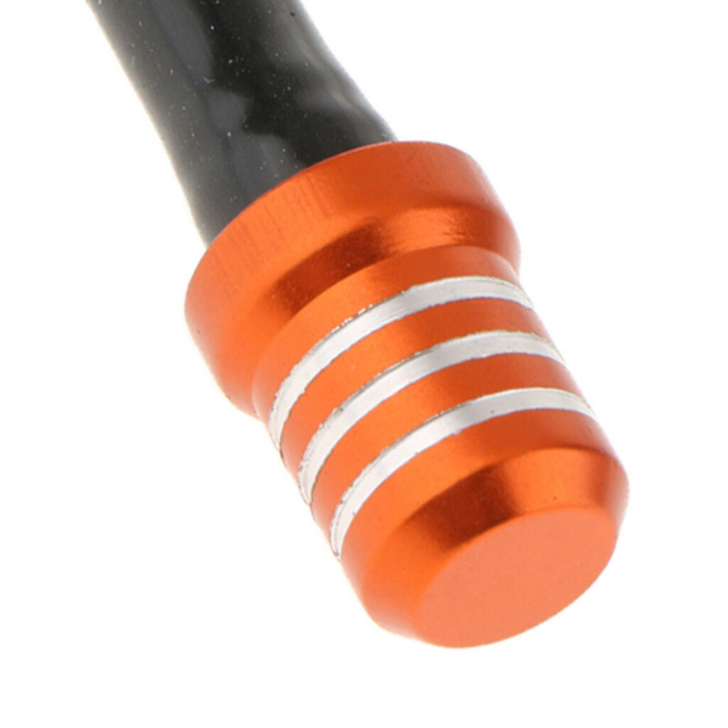 Gas Fuel Tank Cap Valve Vent Breather Hose Tube CNC ATV Dirt Bike Orange