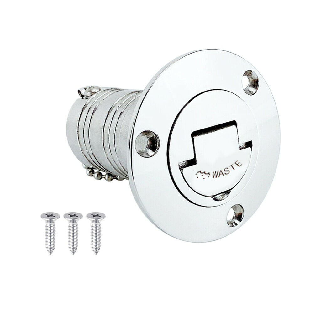 Deck Gas Fill Keyless   Replacement   316 Stainless Steel Boat Hardware