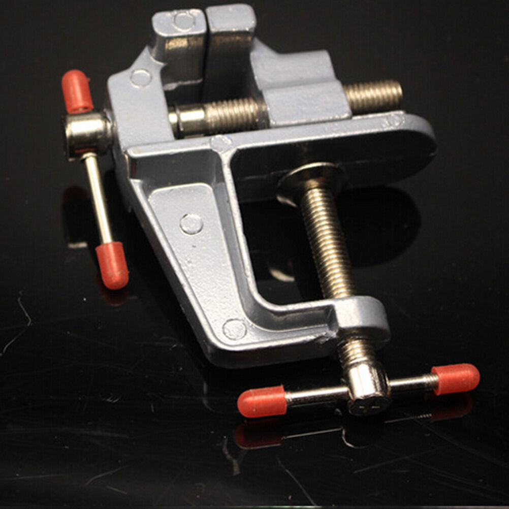 3.5" Aluminum Small Jewelers Hobby Clamp On  Table Bench Vise Mini ToolJ Tt