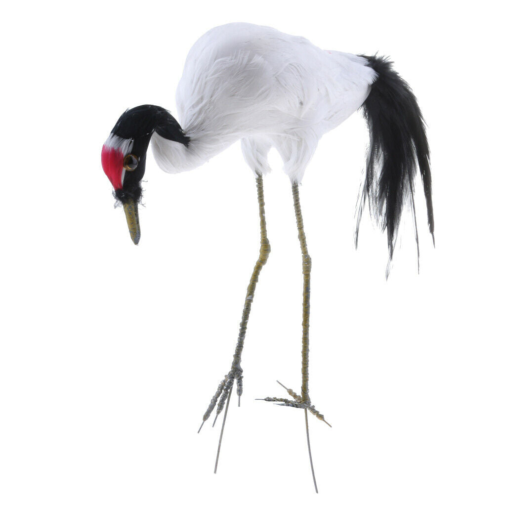 Artificial Red-crowned Crane Outdoor Garden Yard Pond Ornament Sculpture #2
