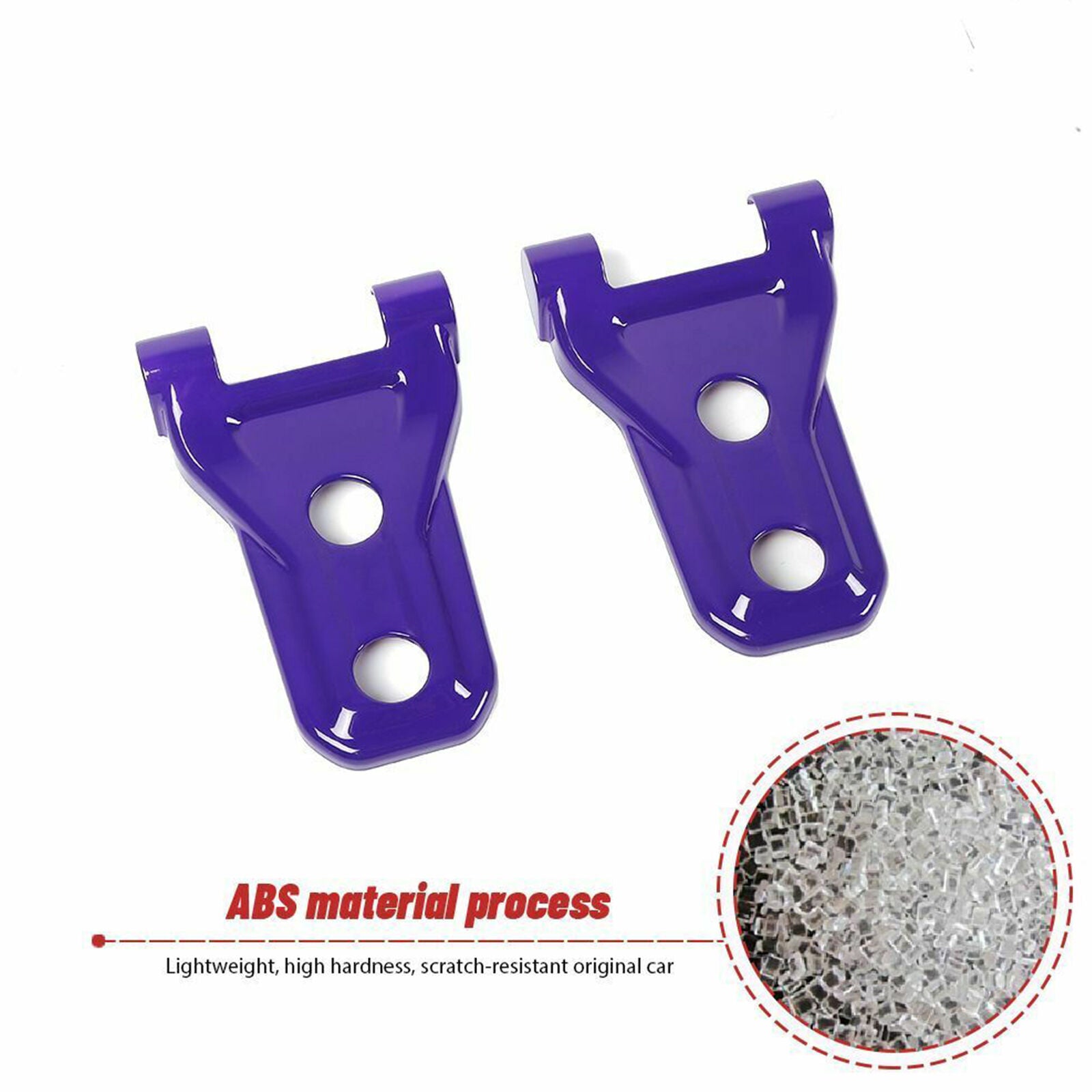Purple Engine Hood Hinge Decor Cover Trim Accessories For 2018+ Jeep Wrangler JL