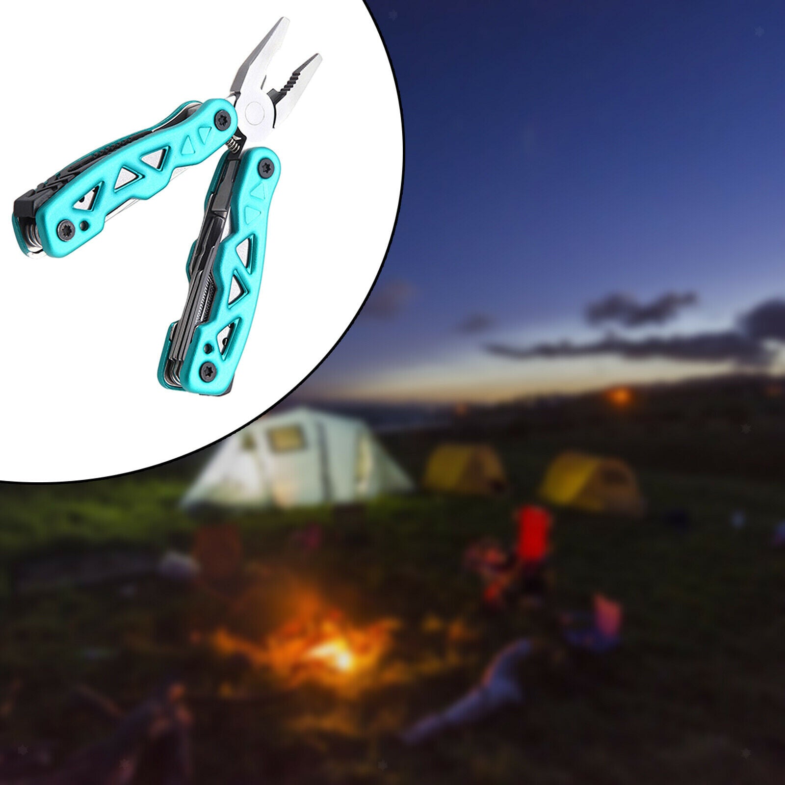 Multitool Pull Wire 9-in-1 Outdoor Camping Tools Gadgets Men Grandpa Gifts