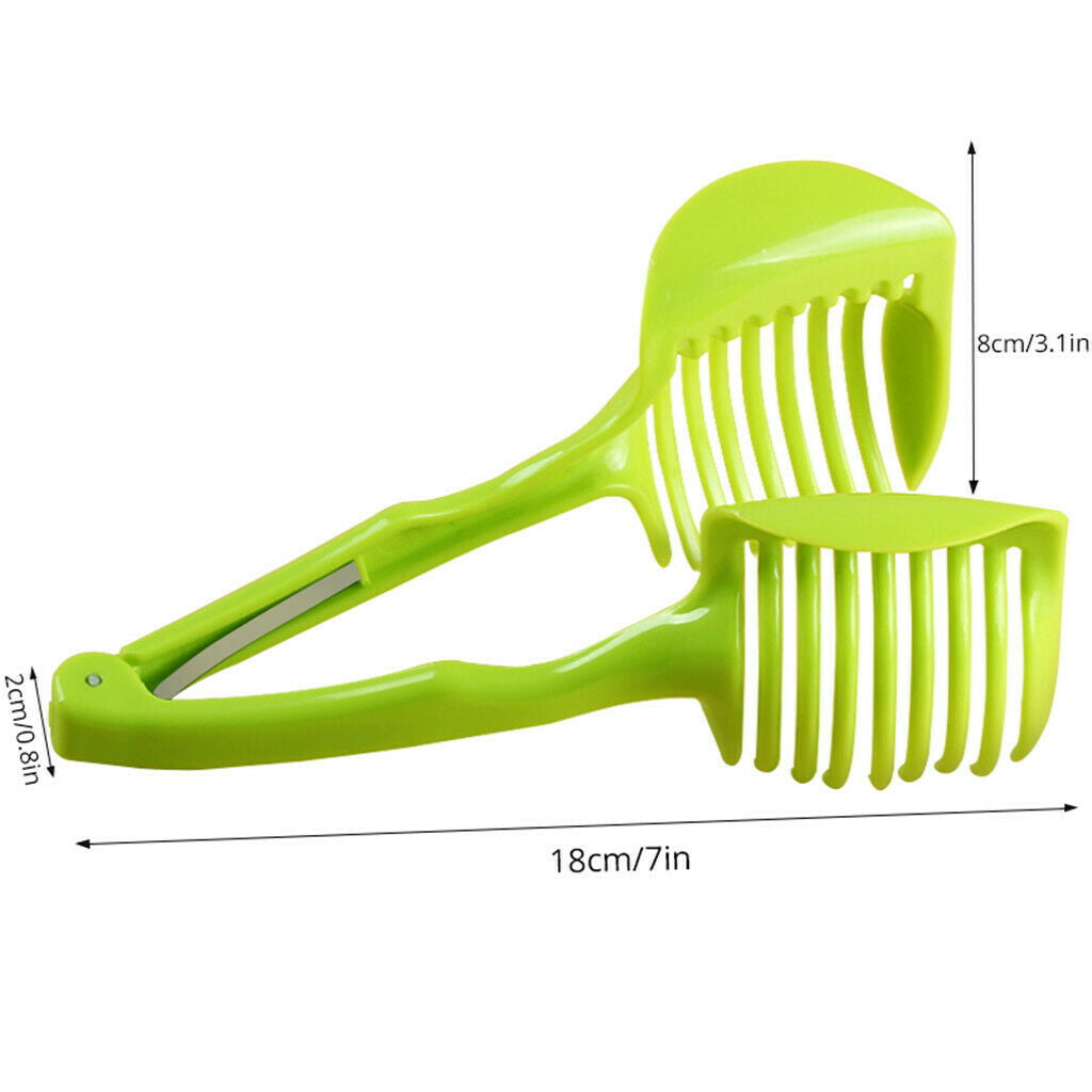 Plastic Chopping Holder Clip Cooking Gadget Tool f/ Lemon Lemon Onion Dicer