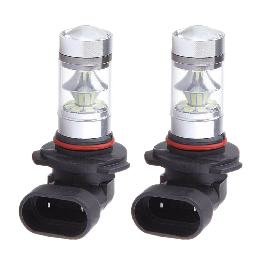 2pcs 9006 HB4 LED Fog Driving Daytime Running Light Ice Blue 8000K