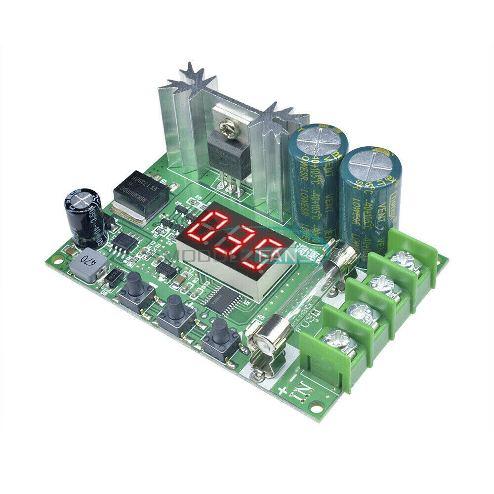 DC 12-60V 600W 10A PWM Motor Speed Controller Regulator Red LED Digital Display
