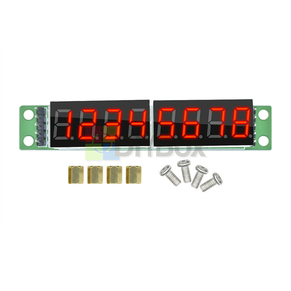 2Pcs 5V Red MAX7219 Digital Tube 8-Digit LED Display Control Module for Arduino