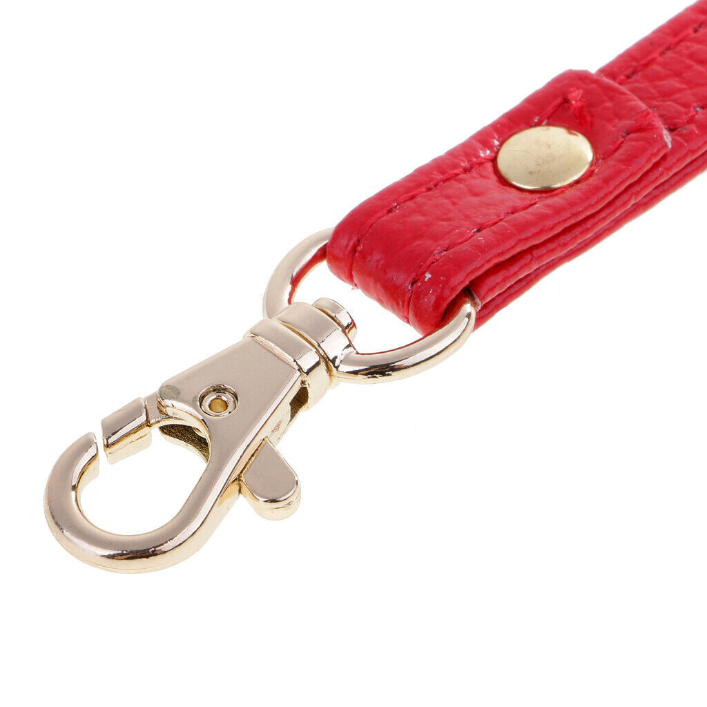 2 lot Short DIY Real Leather Wrist Bag Strap Handbag Wallet Handle Belt