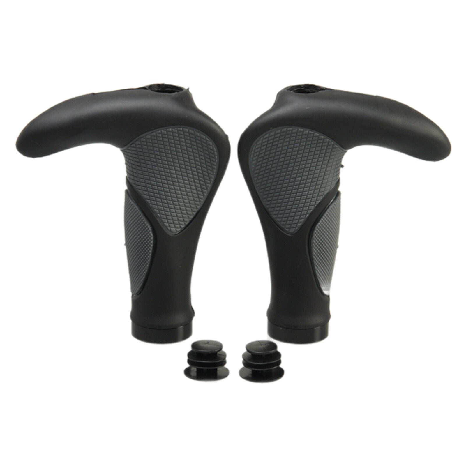 Anti-slip Bike Handlebar Grip Bicycle Handlebar Grooved   Rest Bar