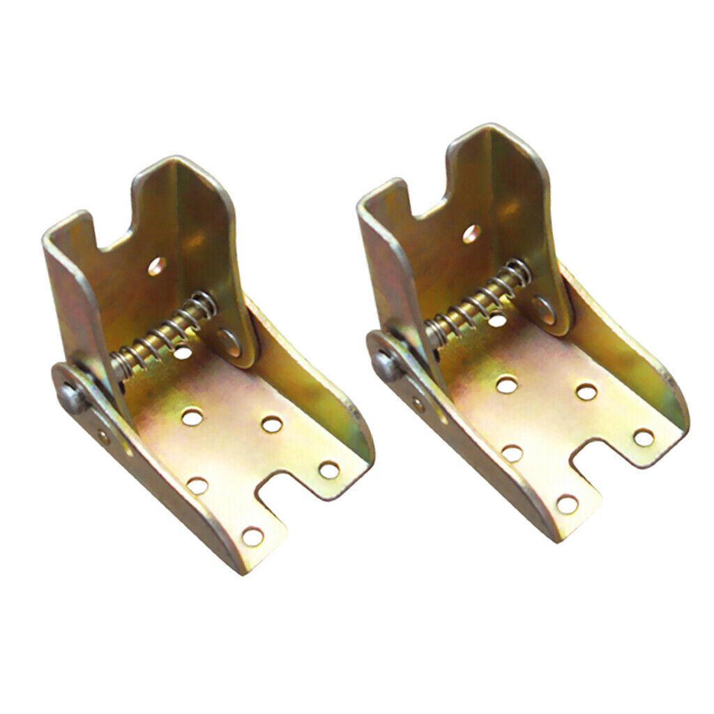 2X Self-locking Foldable Metal Sofa Leg Bracket Household Sofa Table Hinges