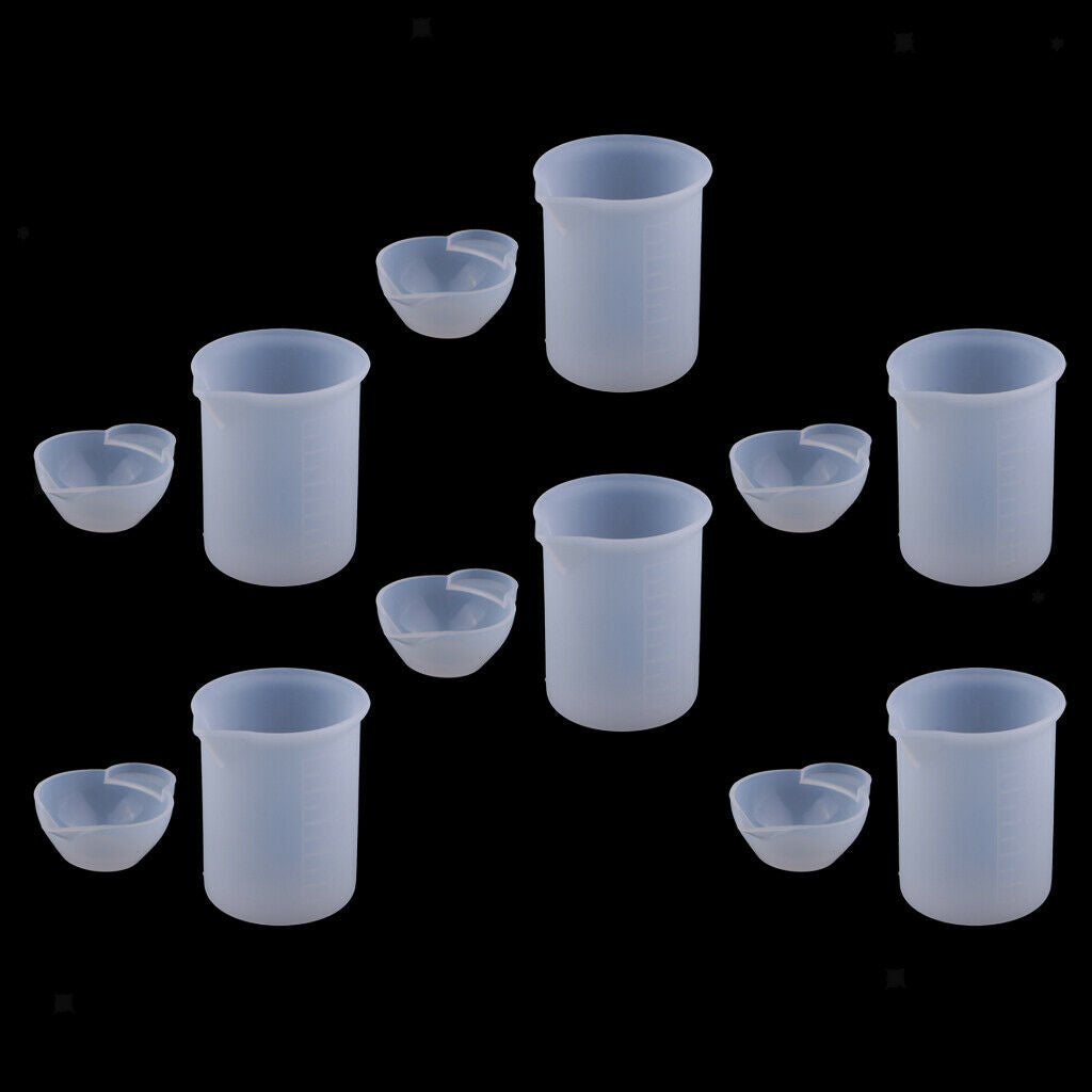 12 Pieces  Measuring Cup Shape DIY Craft Beads Rhinestones