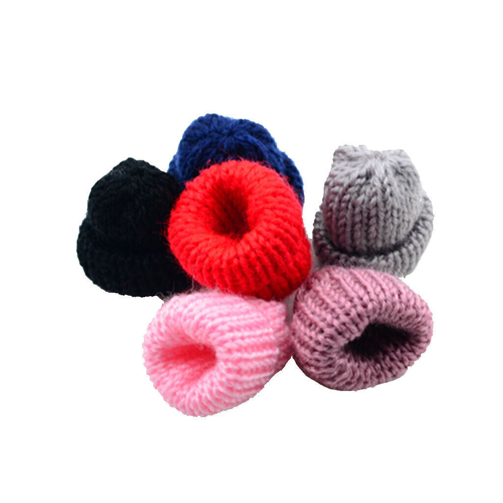 Lots 24 Handmade Knitting Wool Hat Caps for Craft Hair Accessories Ornaments