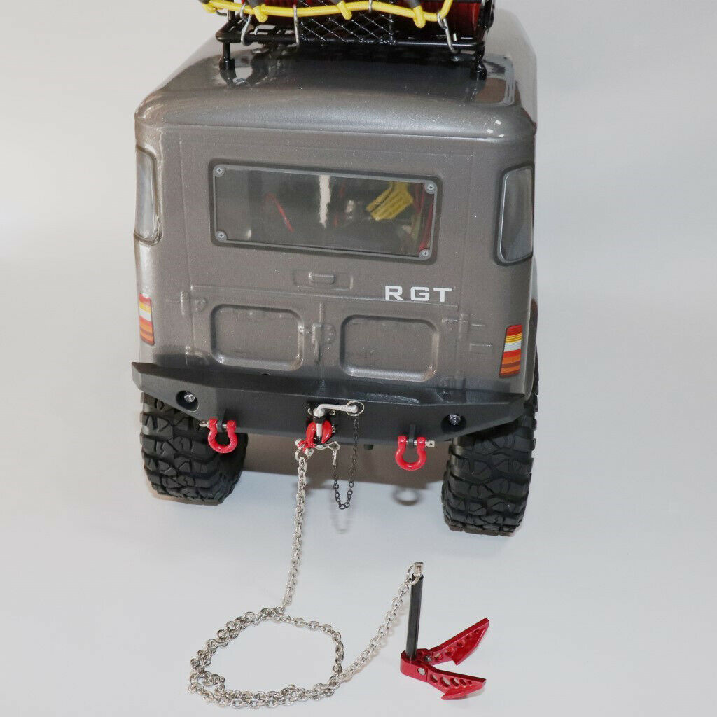 Metal Heavy Winch Anchor w/ 80cm Trailer Chains for 1/10 RC Crawler Car Spare