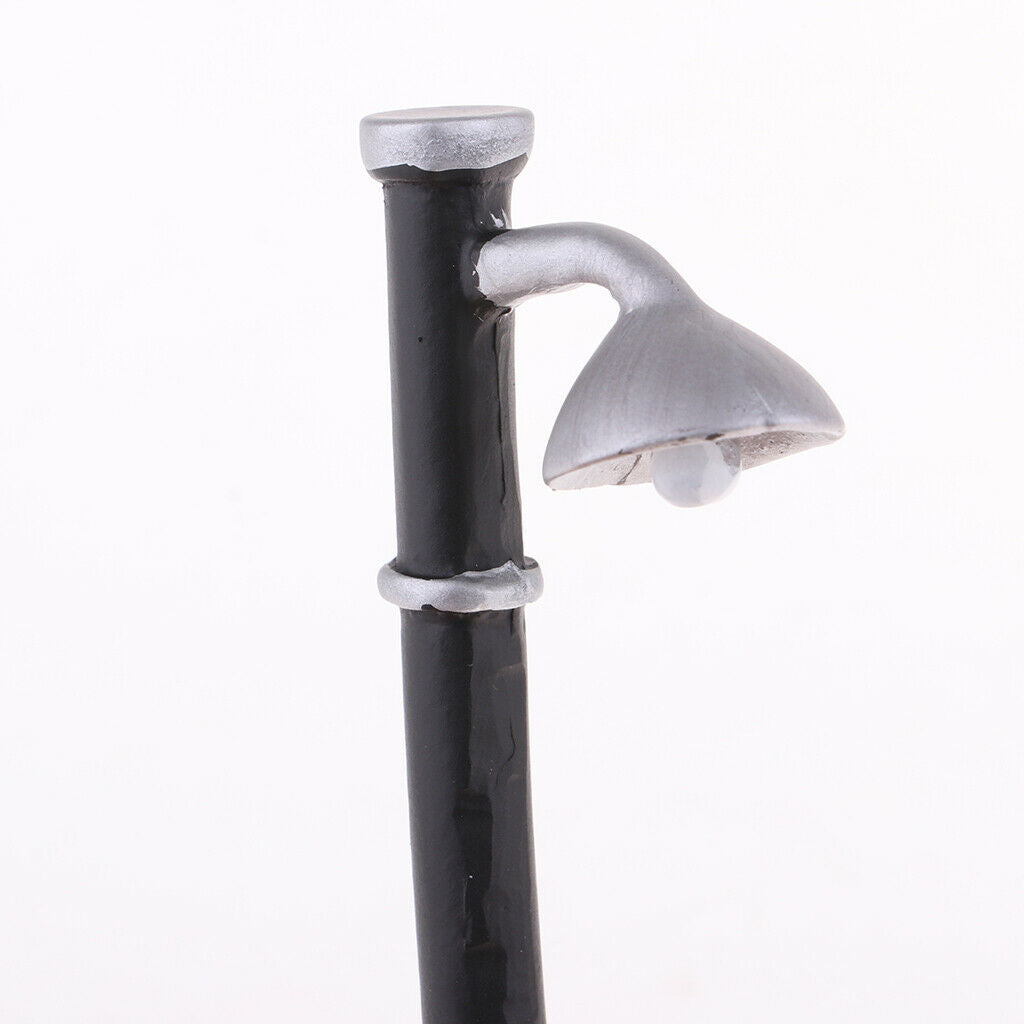 5pcs 9cm Mini Street Landscape Lawn Light Lampposts Single Head LED Lamp