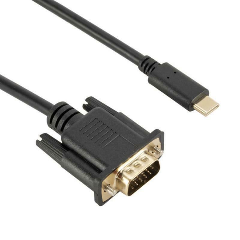 Type-C to VGA Converter for Computer Laptop Tablet High Speed Connection Cable