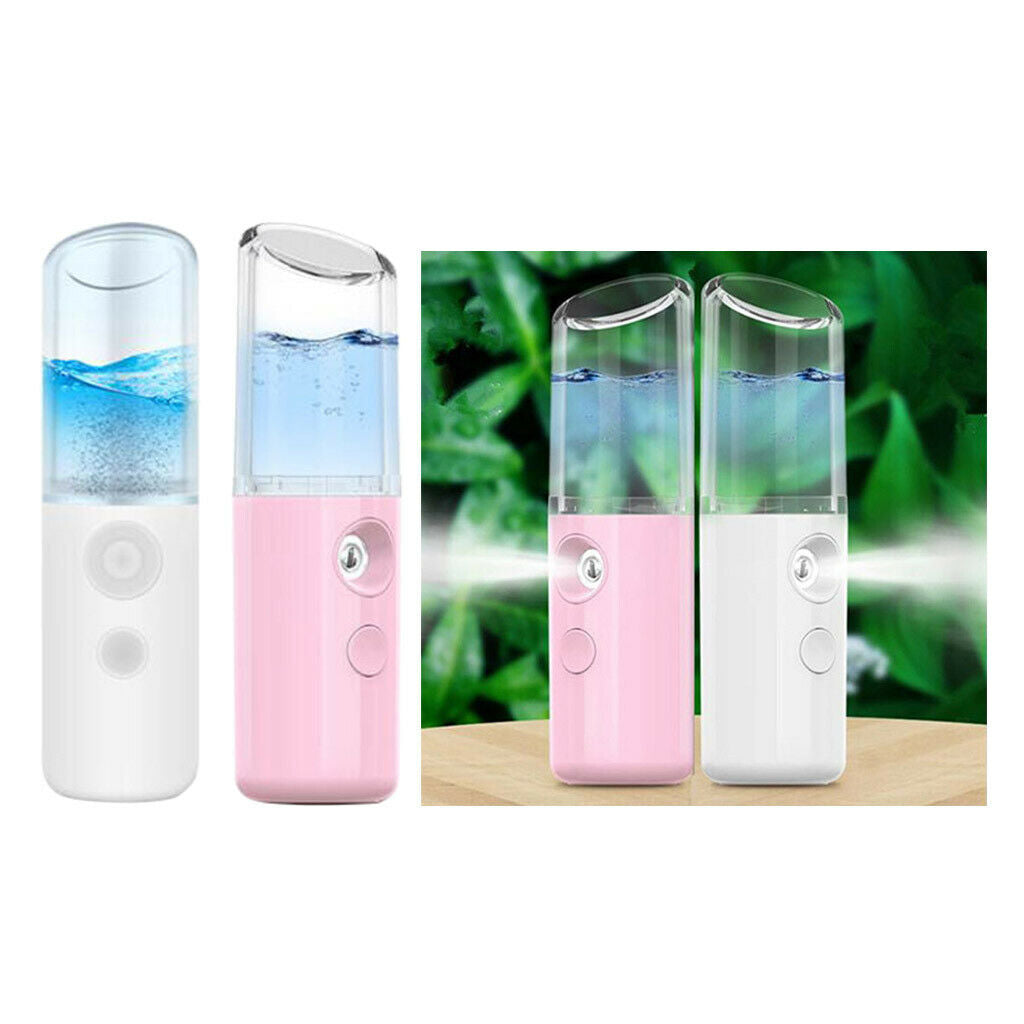 2Pcs Mini Nano Mist Atomization Mister Facial Moisturizing Beauty Instrument