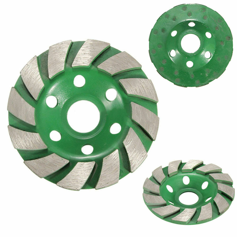 4" Diamond Segment Grinding Wheel Marble Concrete Granite Stone Cup Grinder Disc