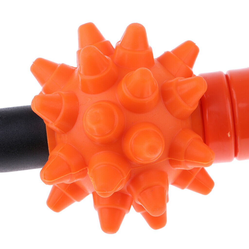 Yoga Pilates Gym Massage Bar Stick Double Fitness Peanut Ball Gym Exerciser