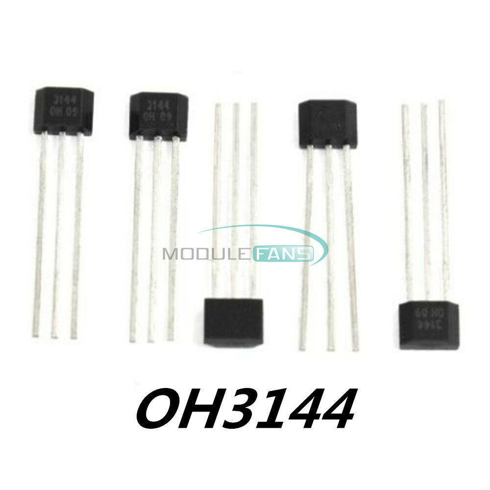 100PCS A3144E A3144 OH3144E Hall Effect Sensor