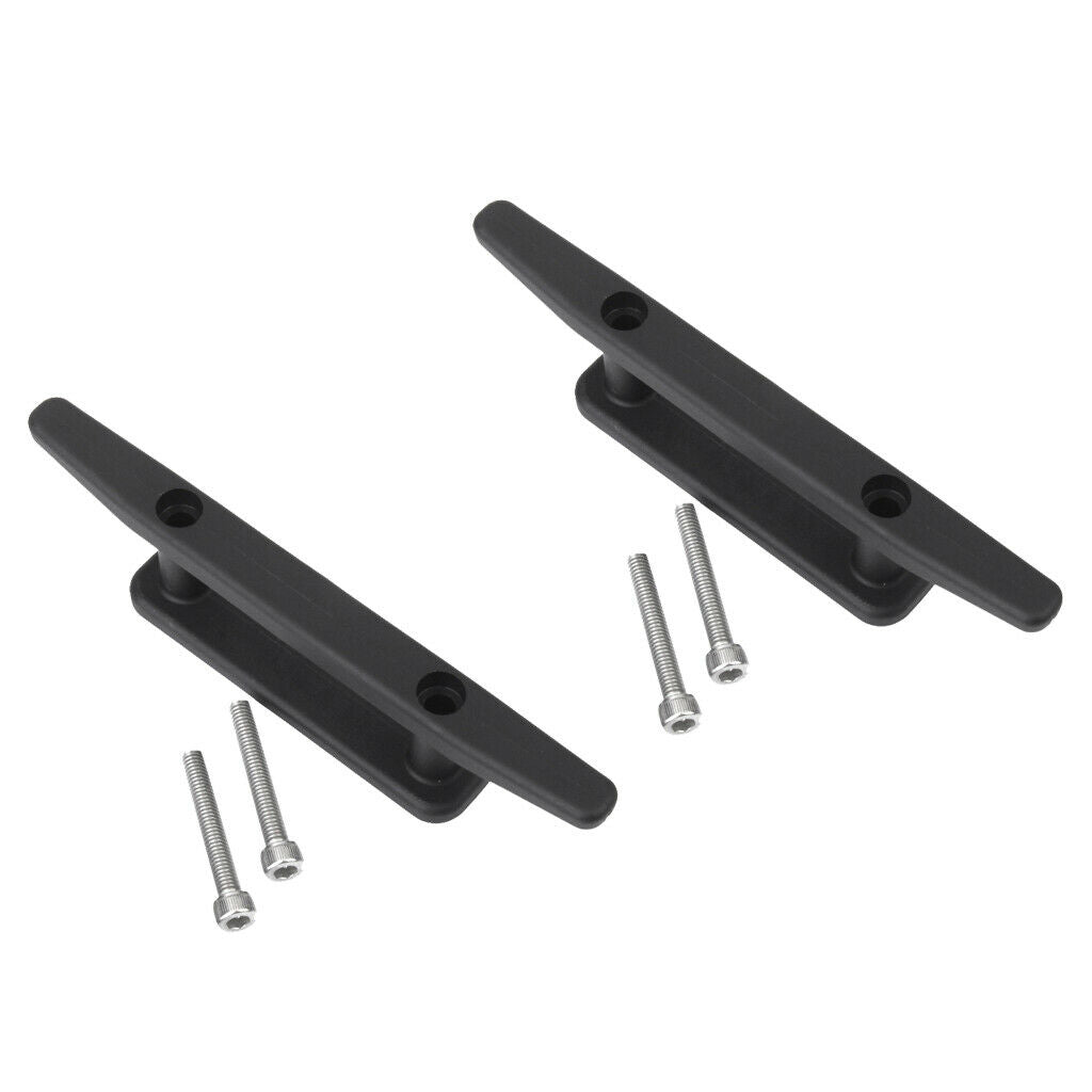2-Piece Pack 163mm UV Resistant Black Nylon Kayak