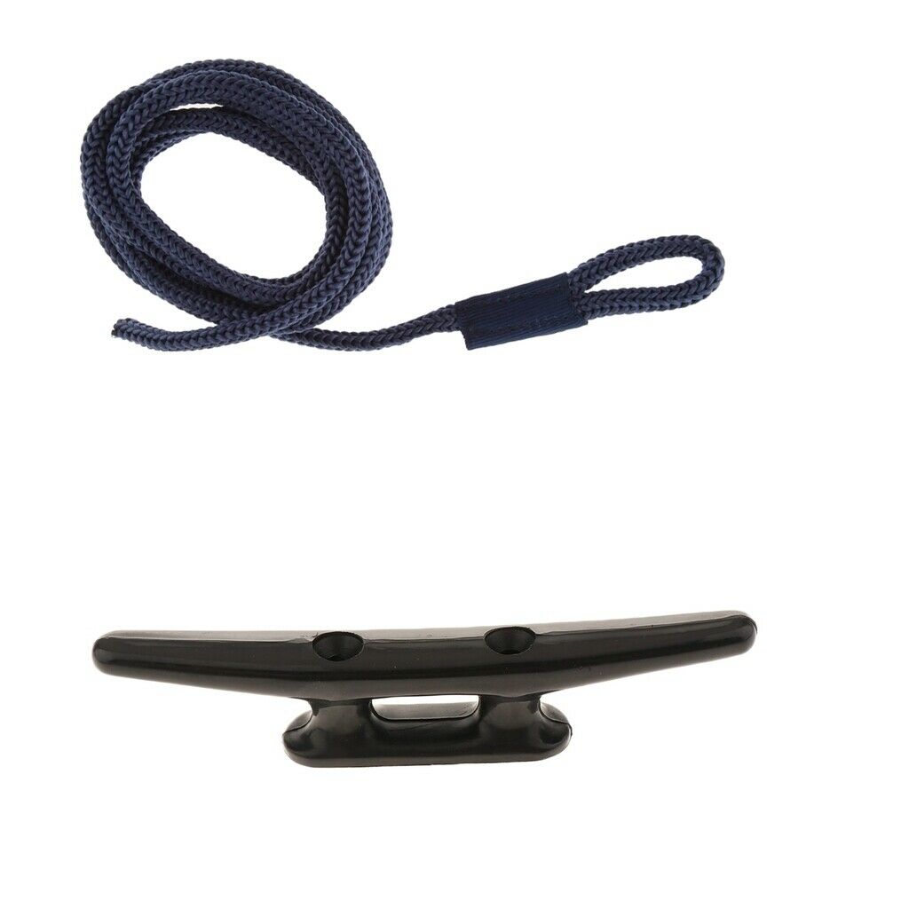 Marine Boat Mooring Cleat Tether Anchor Cleat W/ 5ft Boat Bumper  Line