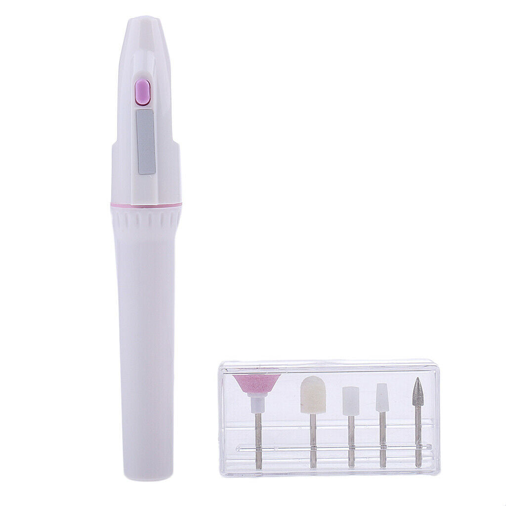 New Portable Professional Electric Manicure Nail Care File Drill Tool Kit