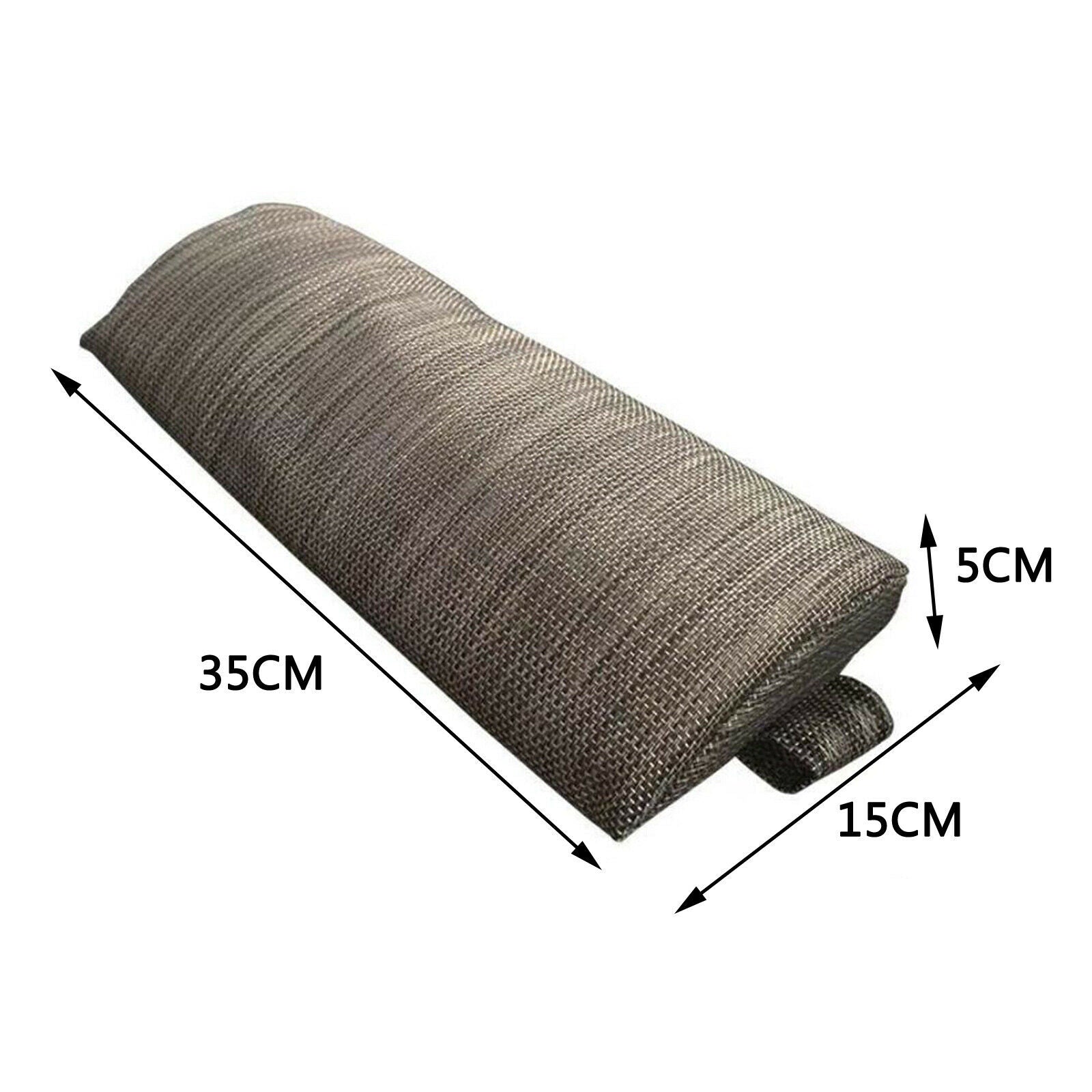 2X Headrest Pillow Replacement for Lounge Chair Lumbar Pillow Adjustable Coffee