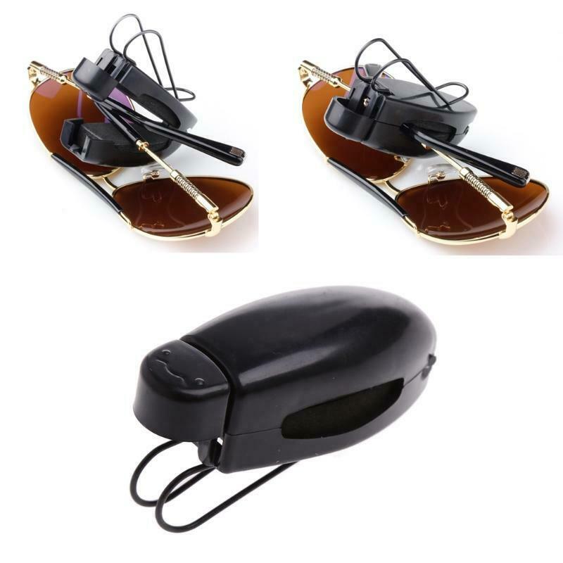 Car Auto Sun Visor Clip Holder For Reading Glasses Sunglasses Eyeglass Card