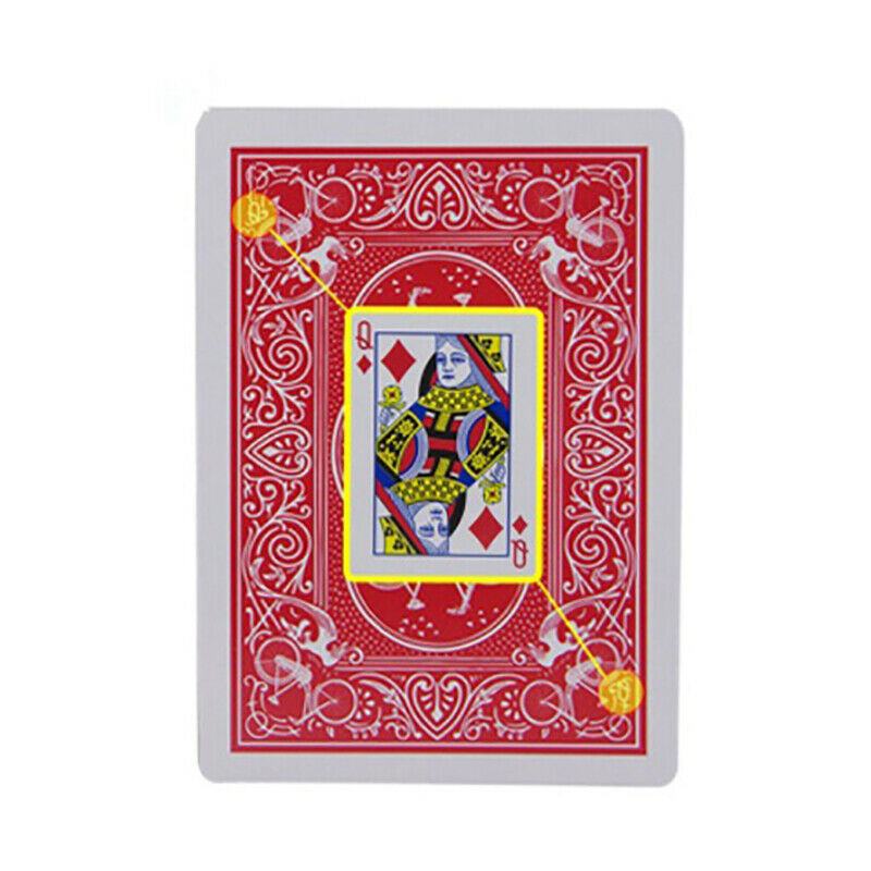 New Secret Marked Poker Cards See Through Playing Cards Toys simple Magic aC TL