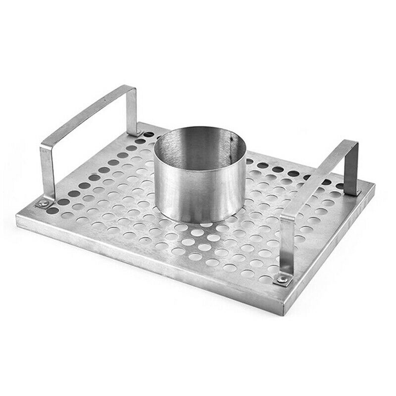 Beer Can Chicken Roaster Rack Stainless Steel BBQ Roasting Holder for Campin.DD