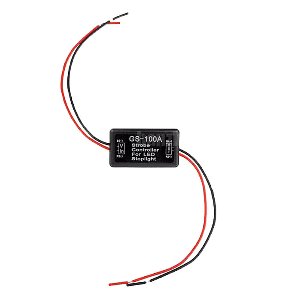 Vehicle Auto 12V 100A Back Brake Tail Stop LED Flash Light Controller IP65