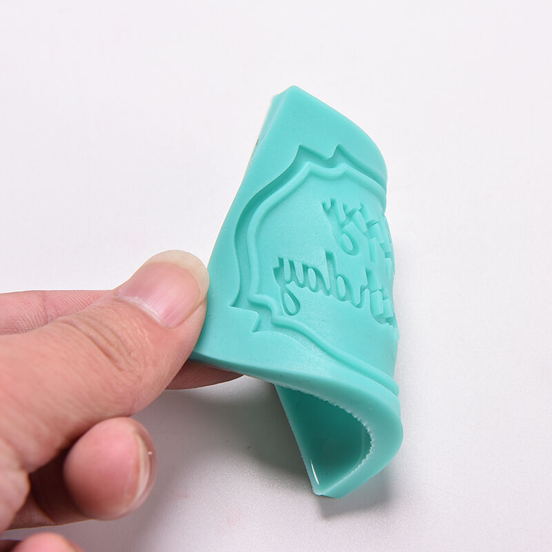 Happy Birthday Silicone Mould Cake Decor Lace Impression Mat Baking Mold .l8