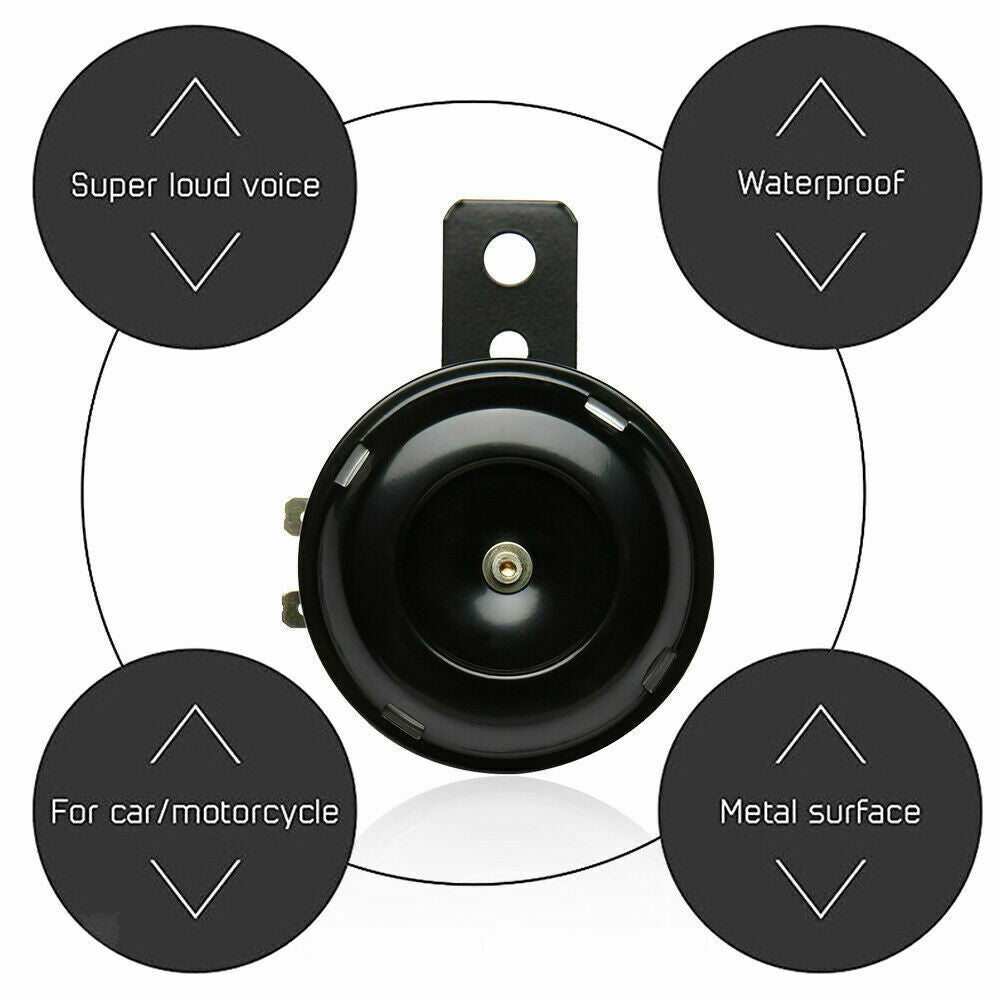 DC12V 1.5A Waterproof Cover Horn Horn 110DB with holder for motorcycle scooters