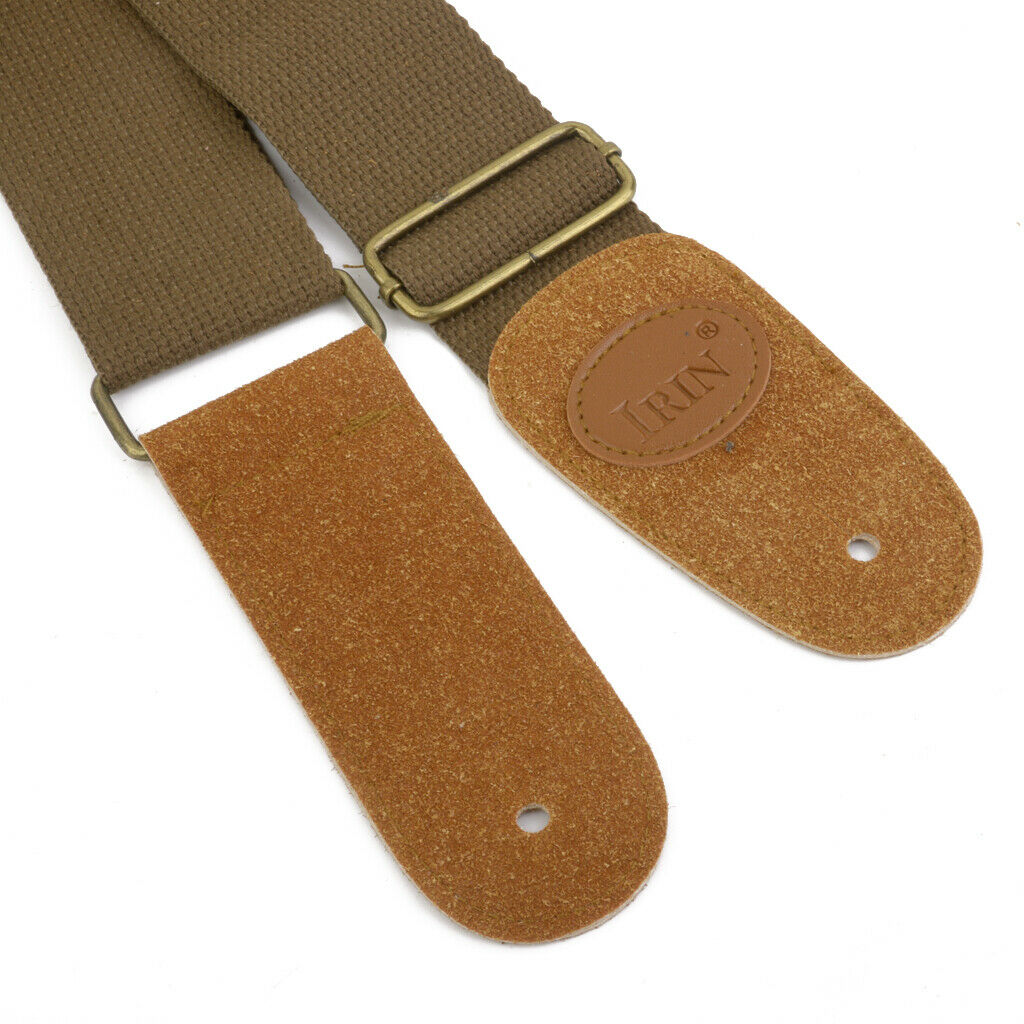 Durable Adjustable Nylon Strap Belt for Electric Acoustic Bass/Guitar Coffee