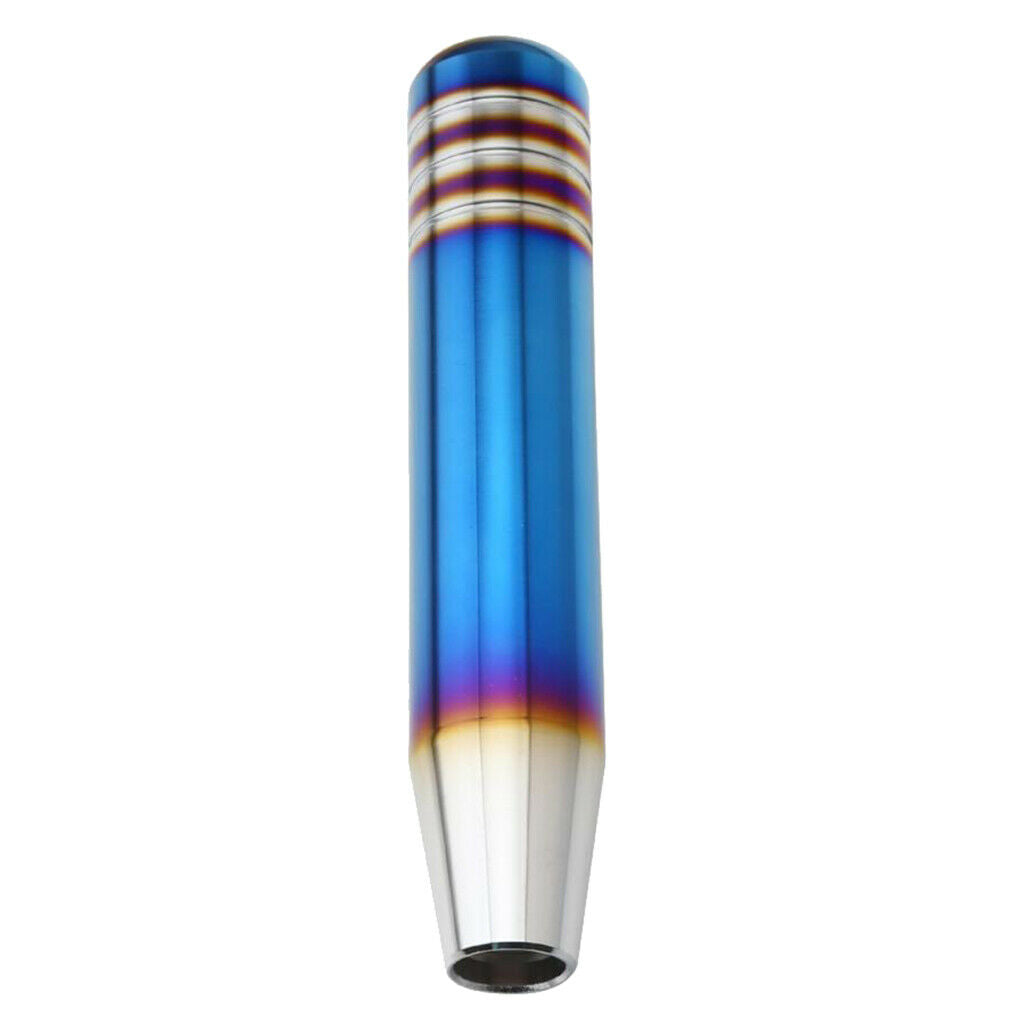 18cm Auto Shift Knob Long Semi-burnt Blue Aluminium Smooths Gear Shifter Head