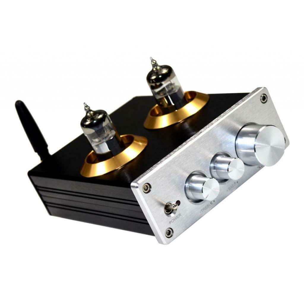 Upgrade NE5532 Stereo 6J5 Tube Preamplifier With Treble Bass   Ajustment