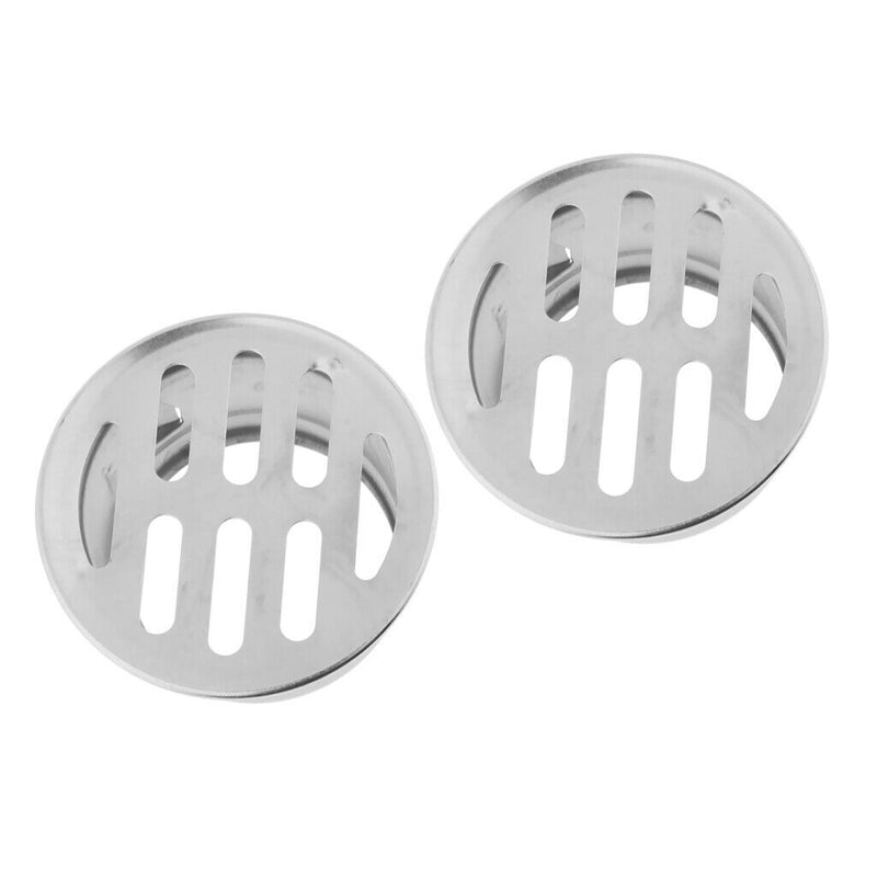 2pcs Floor Drain Plug-In Balcony Roof Outdoor Round Floor Drain
