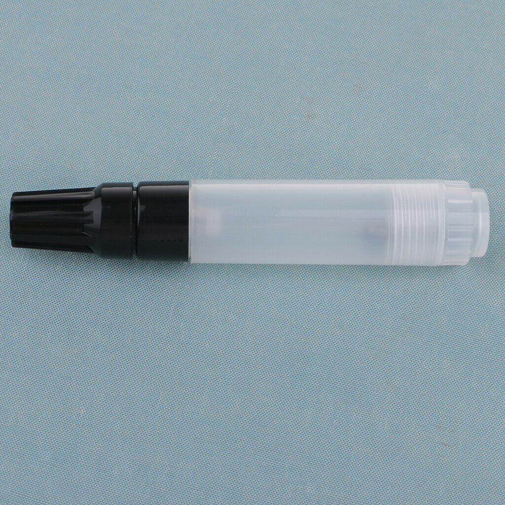 2x Clear Blank Tube Markers 8mm Ink Refills Cartridges School Office Marking Pen