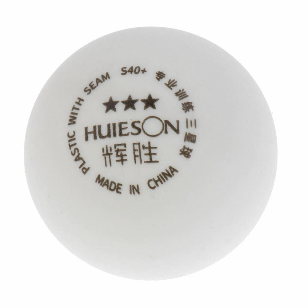 Prettyia   40+mm Table Tennis Balls  Pong Balls, Pack of 6, White