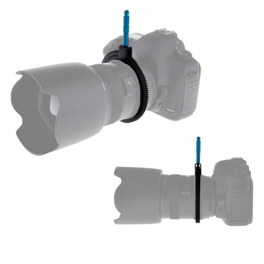 Follow-Focus Lever Gear Crown Flexible Adjustable  Lens for DSLR