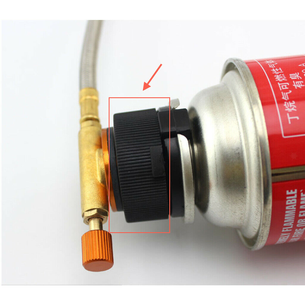 Outdoor Backpacking Camping Stove Tank Gas Bottle Connector Conversion Head